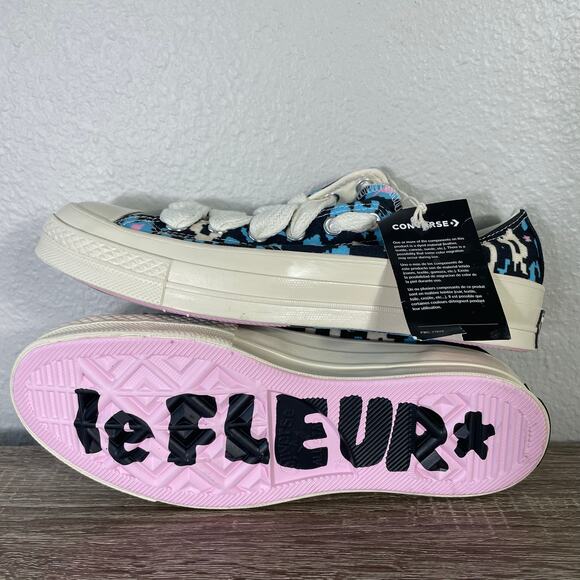 Converse Golf le Fleur Chuck Taylor Blue Camo Low Sneakers Shoes W9.5 M7.5 - Picture 6 of 16
